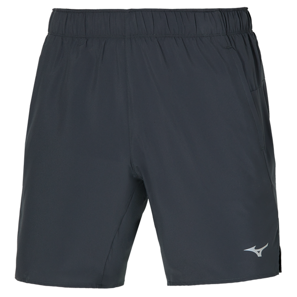 Mizuno Mens Core 7.5in 2in1 Shorts Charcoal