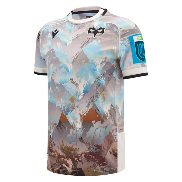 Macron Ospreys Rugby 2024/25 Adults Away Slim Fit Rugby Shirt