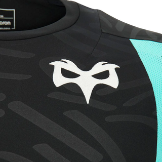 Macron Ospreys Rugby 2026/27 Mens Poly Training LS T-Shirt