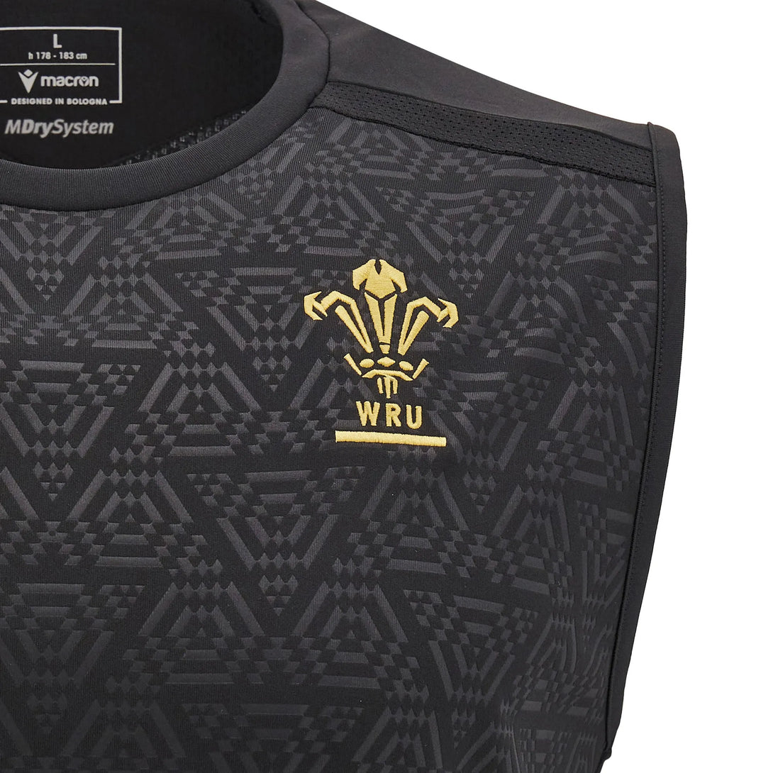 Macron Wales WRU 2024/25 Six Nations Adults Training Poly Rugby Vest