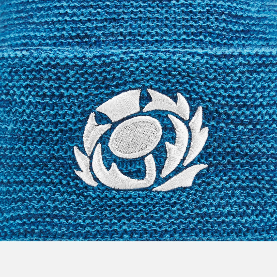 Macron Scotland SRU 2024/25 Adults Rugby Pom Pom Beanie