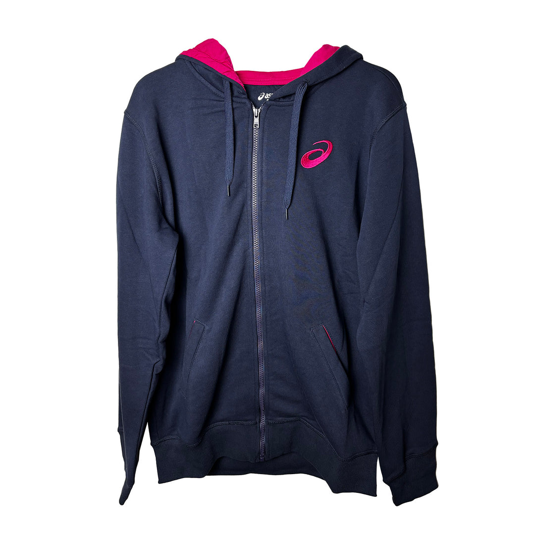 ASICS Stade Francais Mens Full Zip Hoodie