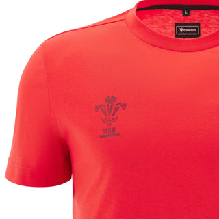 Macron Wales WRU 2025/26 Mens Players Travel T-Shirt