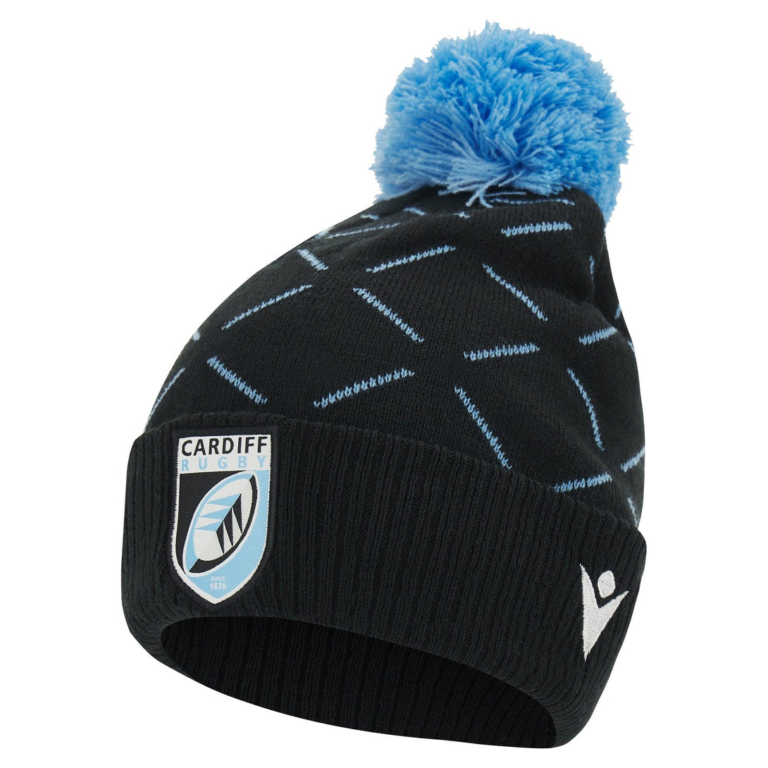 Macron Cardiff Rugby Pom Pom Beanie