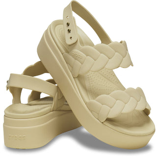 Crocs Brooklyn Woven Womens Wedge Sandals