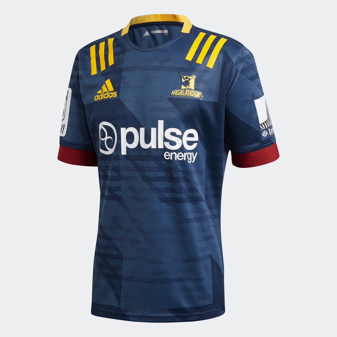 Adidas Highlanders Mens Home Rugby Shirt