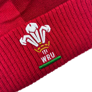 Macron Wales WRU 2025/26 Pom Pom Beanie