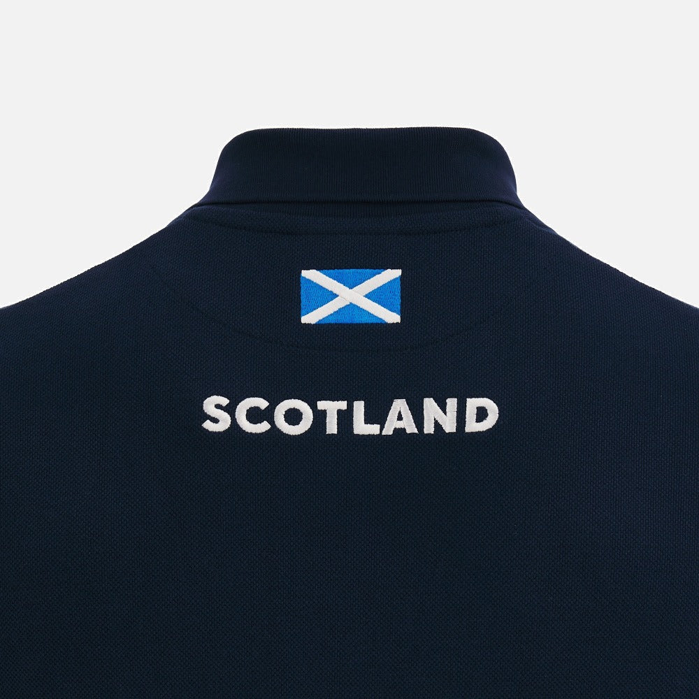 Macron Scotland Mens Cottonpoly Player Polo