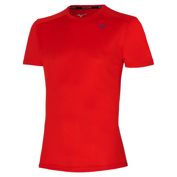 Mizuno Mens Two Loop 88 Gym T-Shirt - Fiery Red