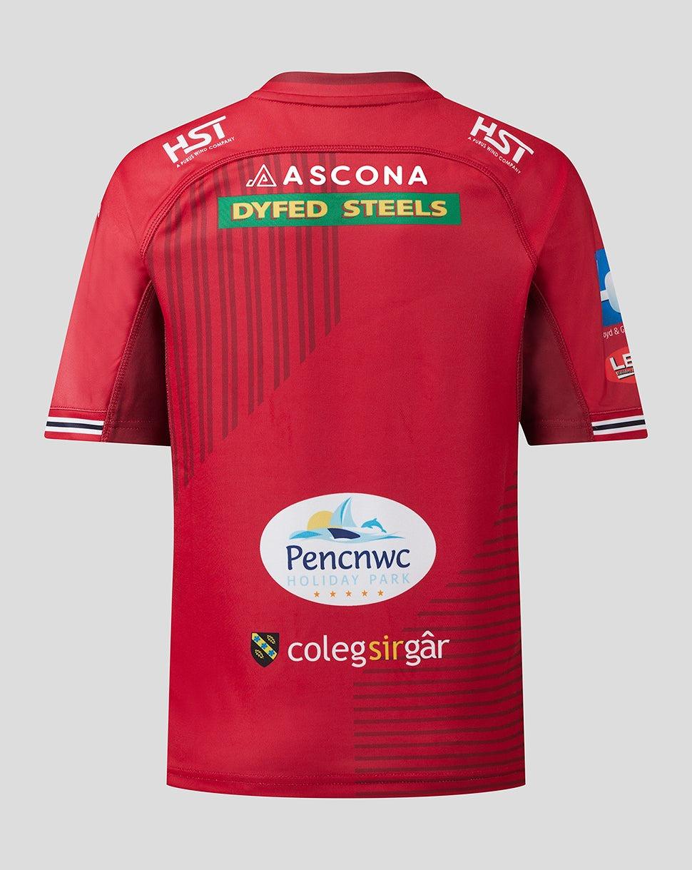 Castore Scarlets Kids Home Rugby Shirt