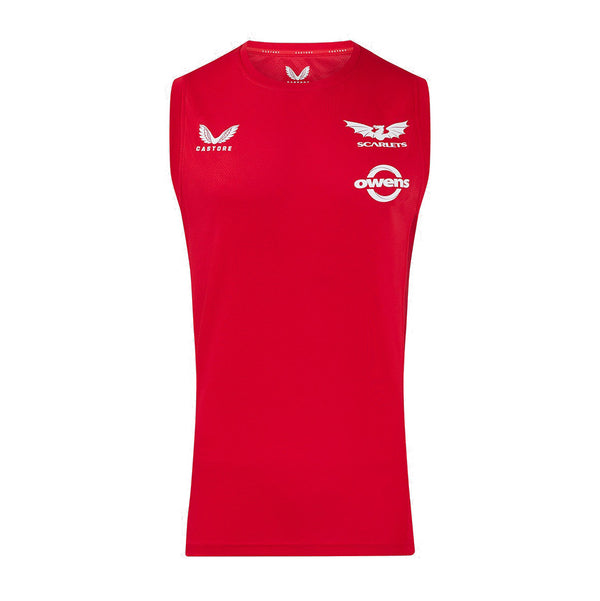 Castore Scarlets Rugby 2024/25 Adults Pro Players Training Vest