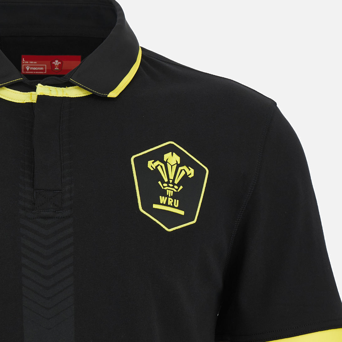 Macron Wales WRU 23/24 6 Nations Away Rugby Shirt