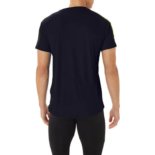 ASICS Mens Stripe Short Sleeve Performance T-Shirt