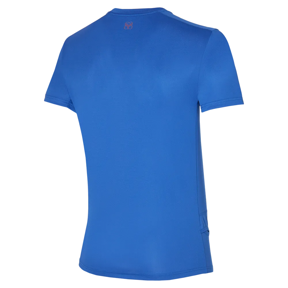 Mizuno Mens Two Loop 88 Gym T-Shirt - Turkish Sea Blue