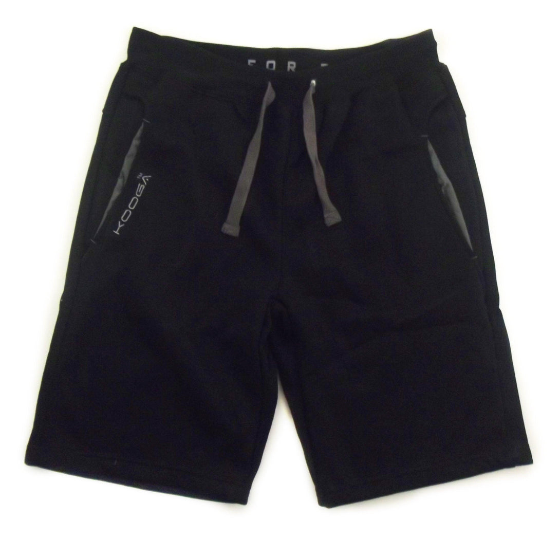 Kooga Mens Black Fleece Shorts