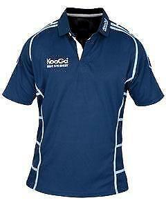 Kooga Piped Teamwear Adults Navy/Sky Blue Match Shirt