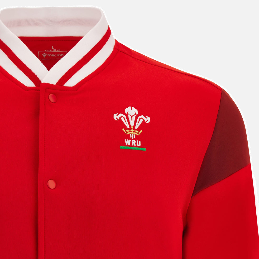 Macron Adults Wales WRU 23/24 6 Nations Anthem Jacket