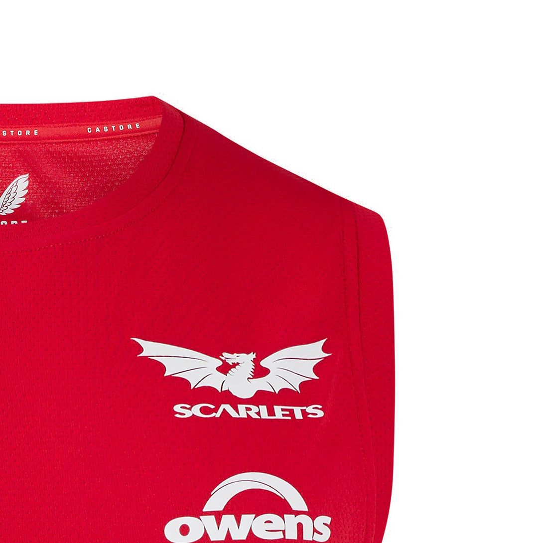 Castore Scarlets Rugby 2024/25 Adults Pro Players Training Vest