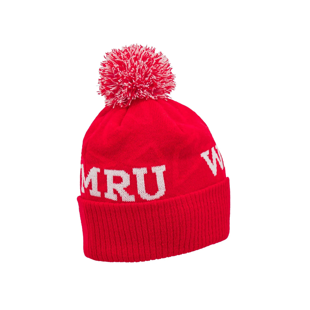 Macron Wales WRU 2024/25 Pom Pom Beanie