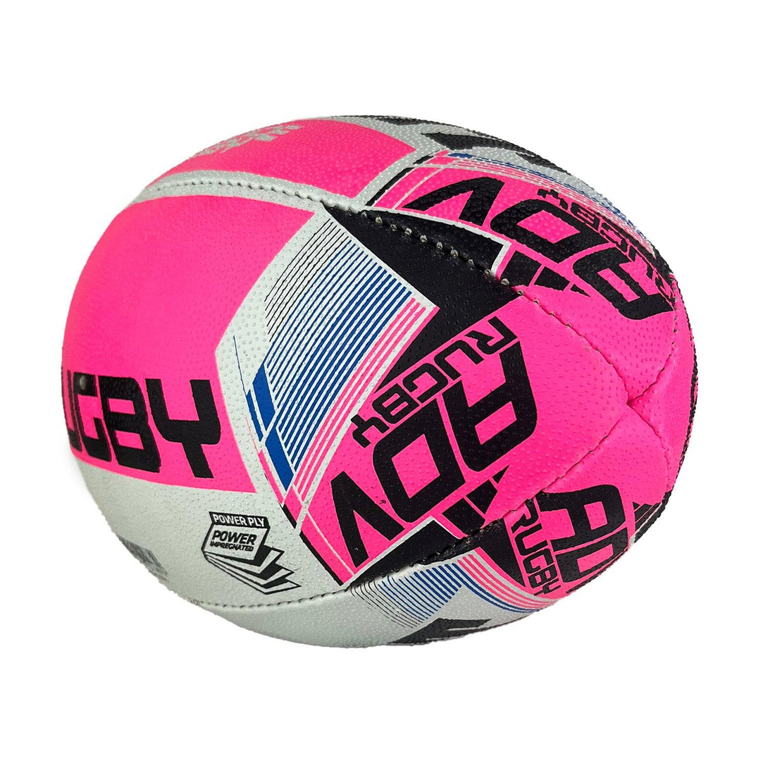 Summit Pink/White Senior Size 4 Rugby Ball