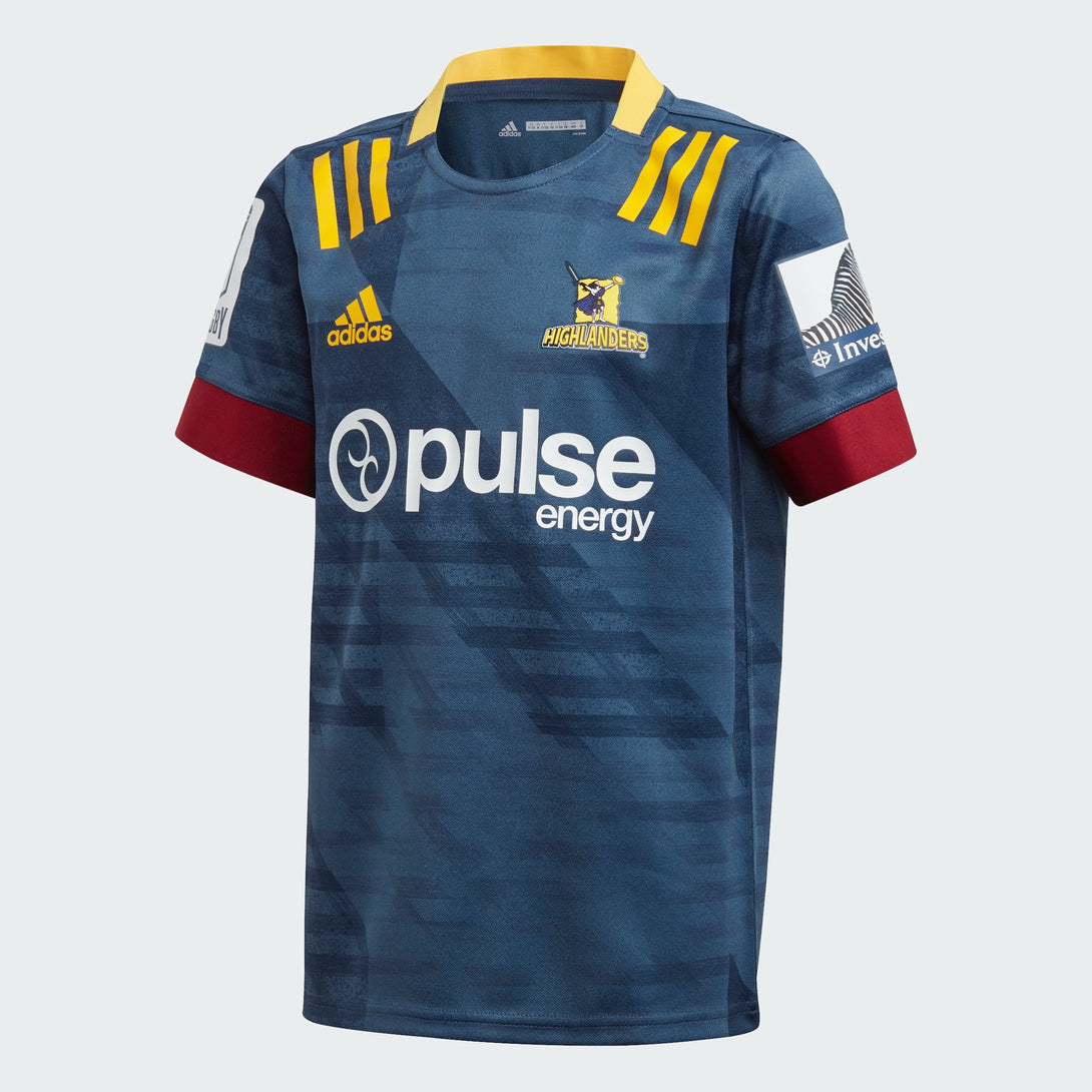 Adidas Highlanders Kids Home Rugby Shirt