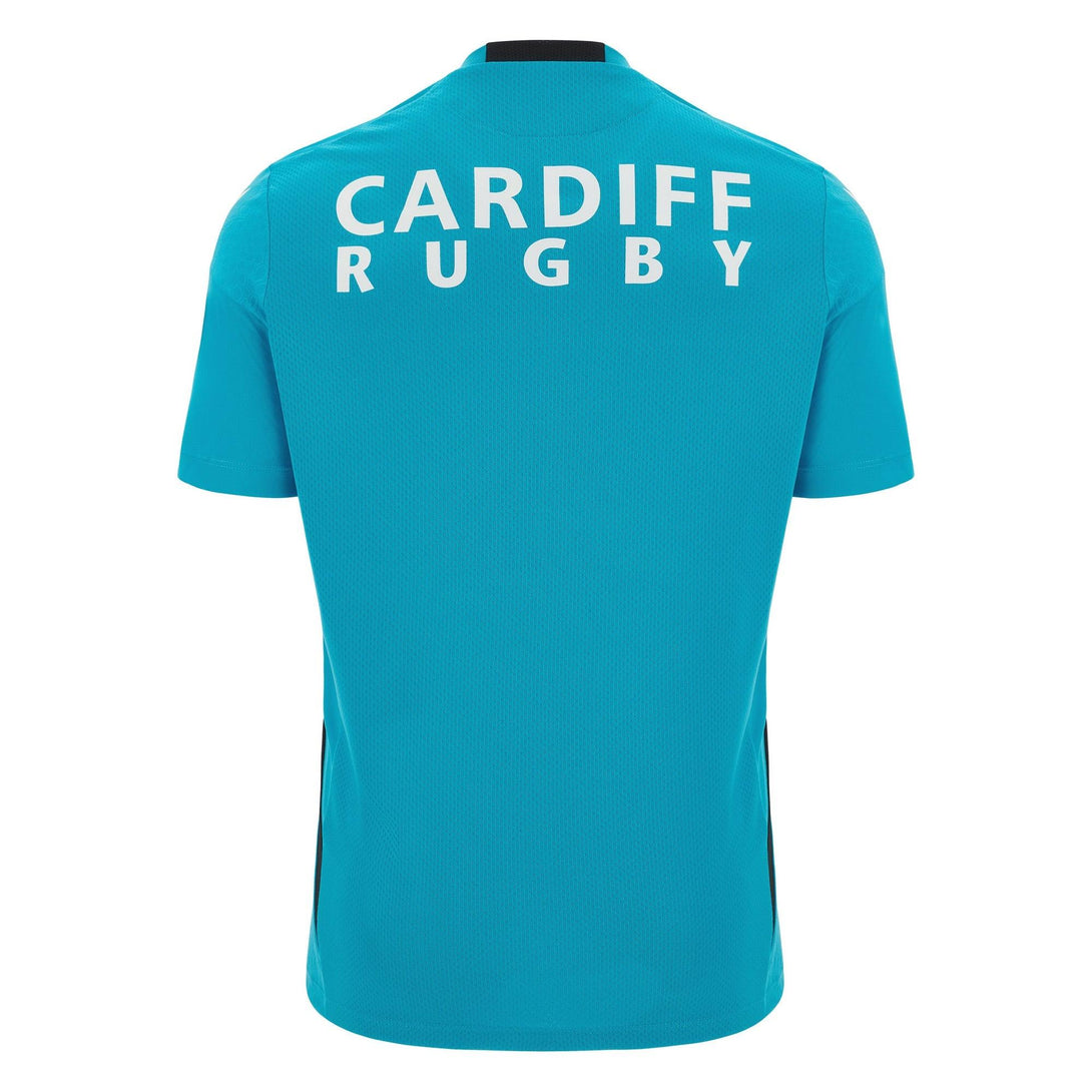 Macron Cardiff Rugby Mens Training Poly T Shirt