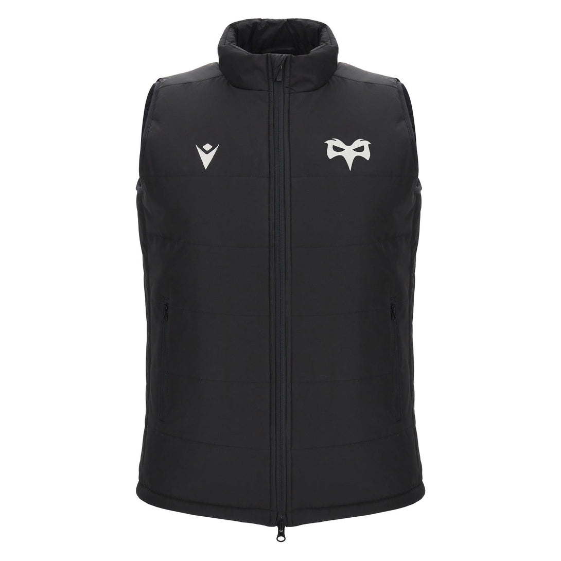 Macron Ospreys Rugby Mens Padded Gilet Jacket 