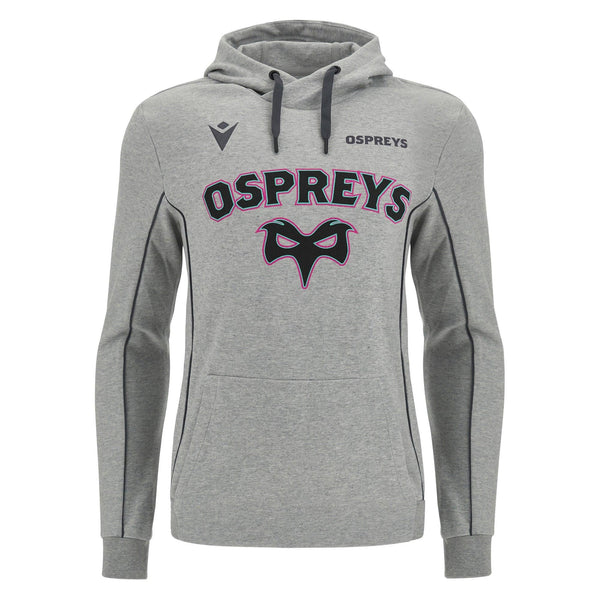 Macron Ospreys Rugby Mens Travel Hoody