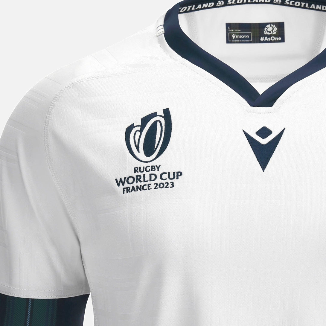 Macron Scotland SRU Rugby World Cup 2023 Mens Away Rugby Shirt