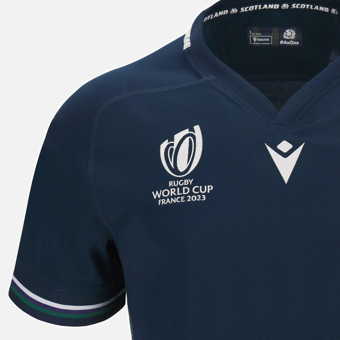 Macron Scotland SRU Rugby World Cup 2023 Mens Home Rugby Shirt