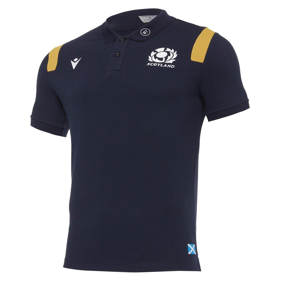 Macron SRU Scotland Cotton Polo Men's 20/21 man rugby union polos