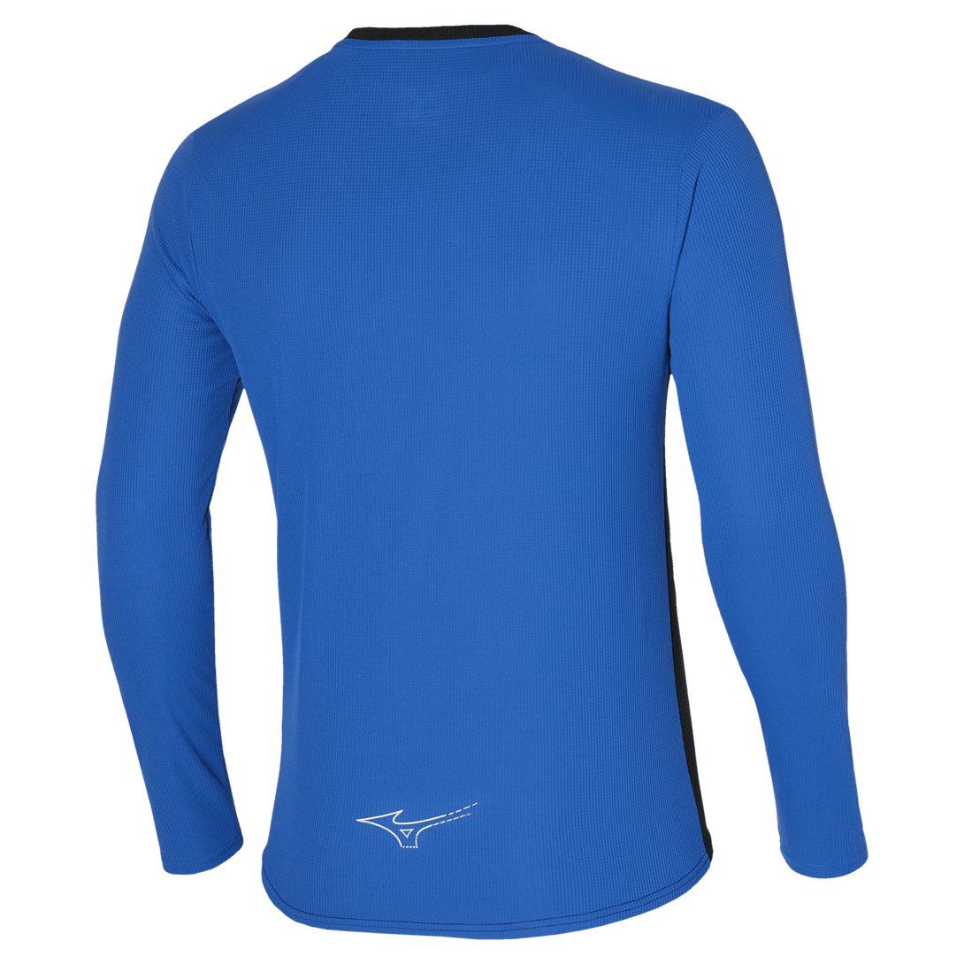 Mizuno Mens DRYAEROFLOW Half Zip - Blue / Black