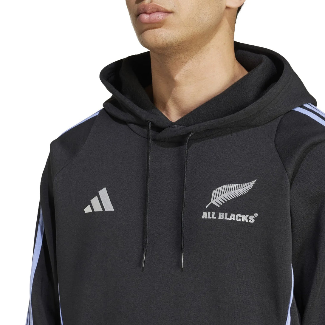 adidas All Blacks New Zealand Adults Rugby Hooded Sweatshirt