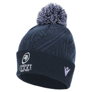 Macron Cardiff Rugby 2025/26 Pom Pom Beanie