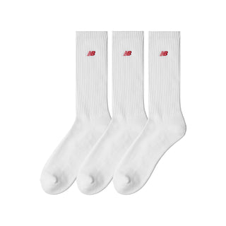 New Balance Unisex Patch Logo Crew Socks 3 Pack