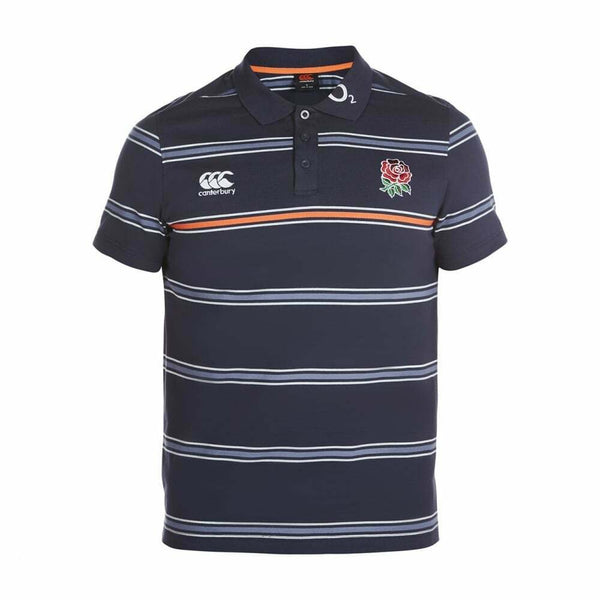 CCC England 2016 Cotton Rugby Shirt Stripe Polo