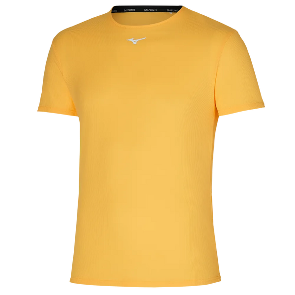 Mizuno Mens DRYAEROFLOW Gym T-shirt - Racing Yellow