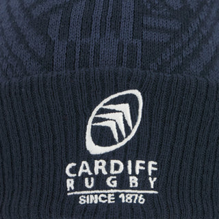 Macron Cardiff Rugby 2025/26 Pom Pom Beanie