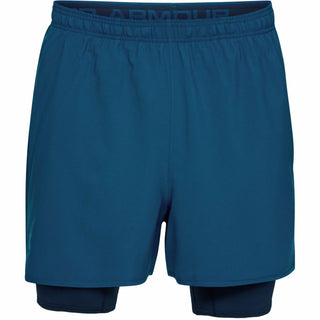 Under Armour Mens Qualifier 2-In-1 Shorts Blue
