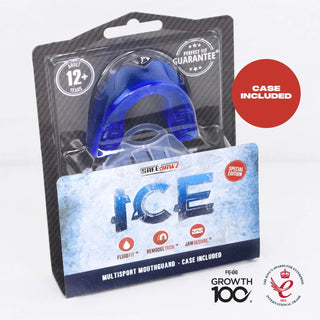 Safejawz Extro Series ICE Kids Mouthguard Blue