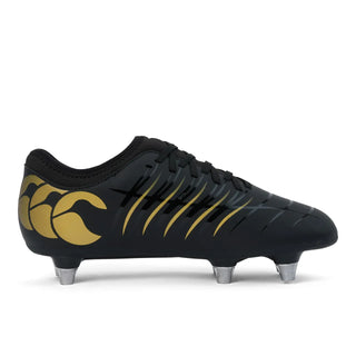 Canterbury Phoenix 2.0 Kids Soft Ground Rugby Boots Black