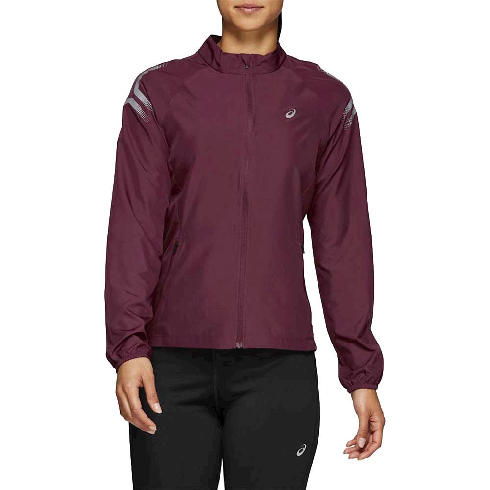 Asics Icon Jacket Adults Womens Deep Mars