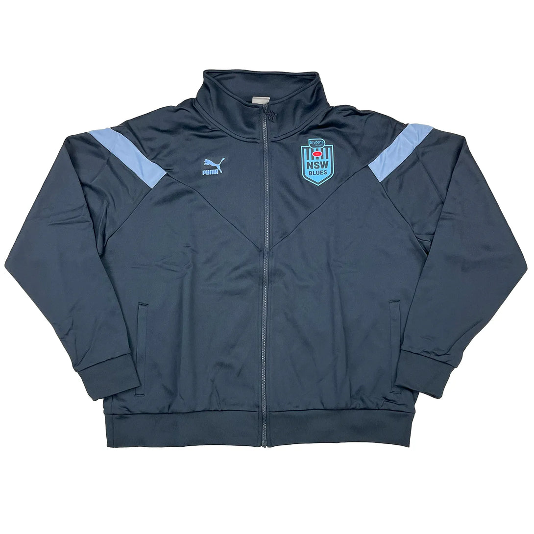 Puma New South Wales Blues Mens Iconic Rugby Track Jacket 