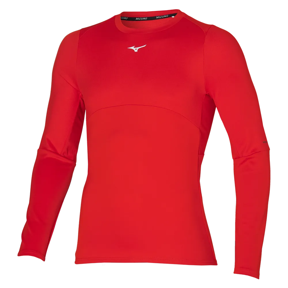 Mizuno Mens BT Long Sleeve Fiery Red J2GA257062