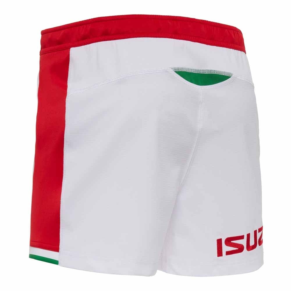 Macron Wales WRU 20 Mens Home Rugby Shorts