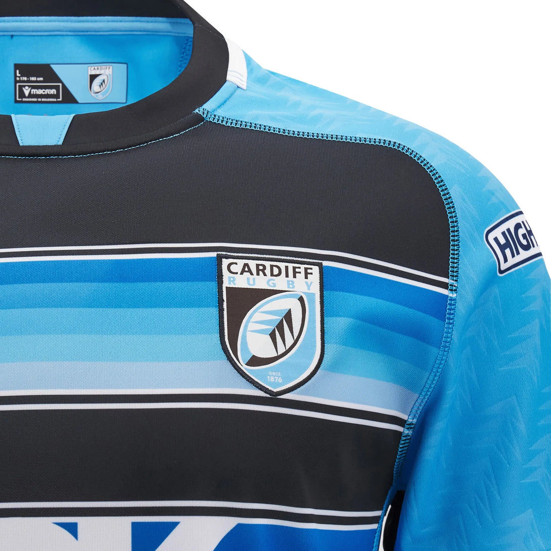 Macron Cardiff Rugby 2024/25 Adults Home Rugby Shirt