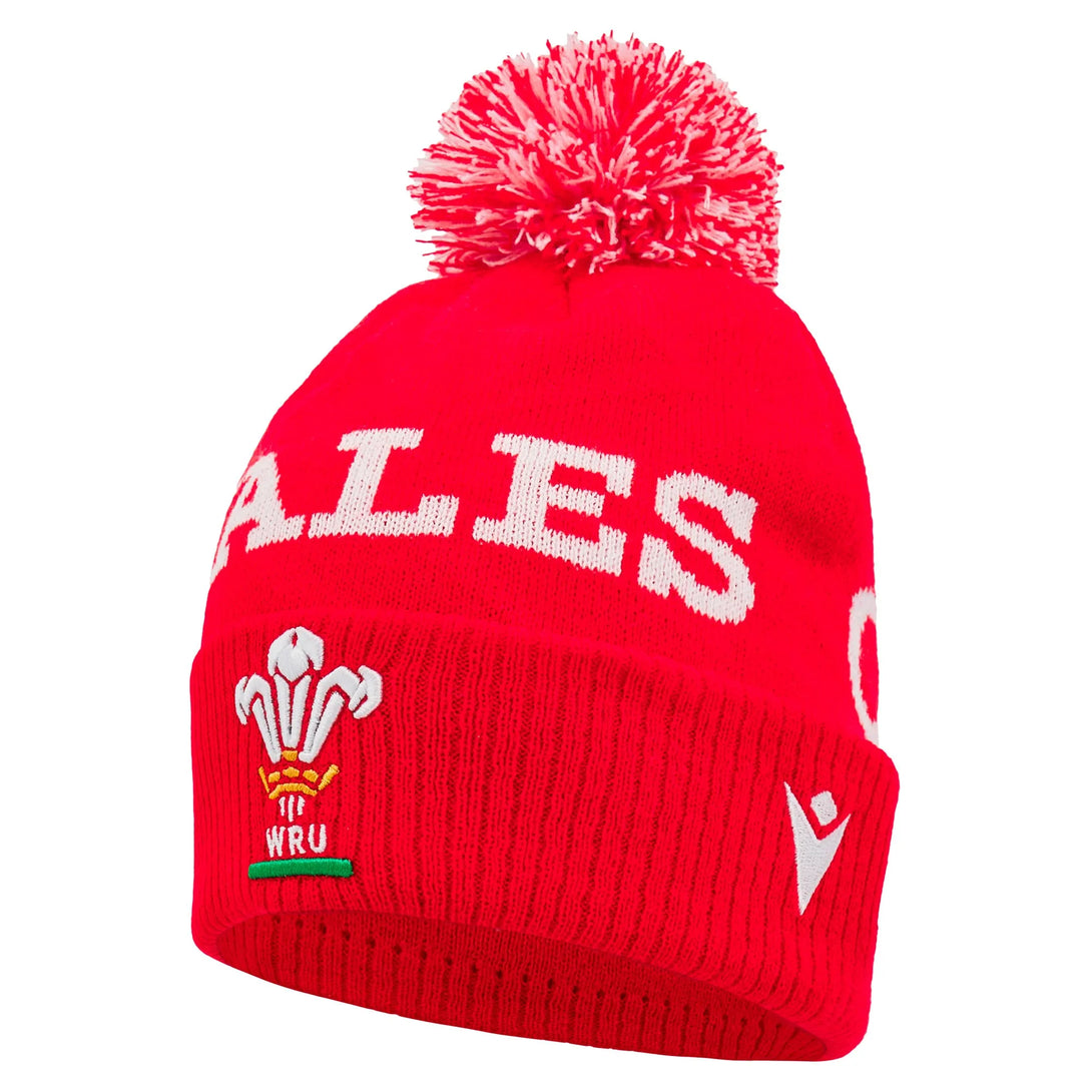 Macron Wales WRU 2024/25 Pom Pom Beanie