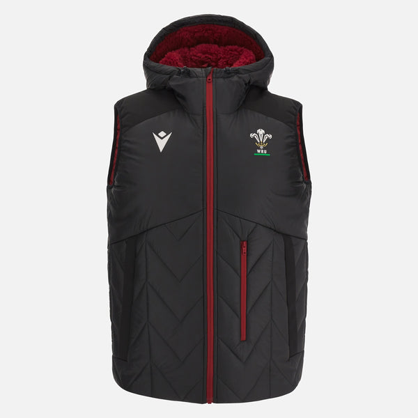 Macron Wales Rugby WRU 23/24 Mens Padded Gillet