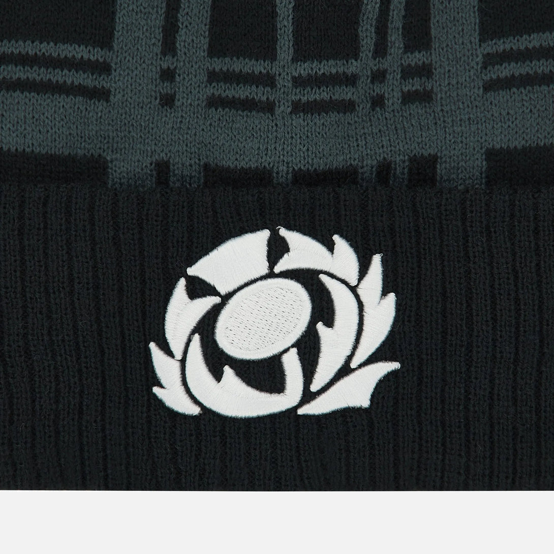 Macron Scotland SRU Pom Pom Beanie Black