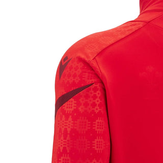 Macron Wales WRU 2025/26 Kids Players Training 1/4 Zip Top